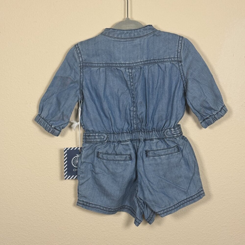 Charly Denim Romper children girls dress baby toddler 3-6 months - Picture 8 of 8